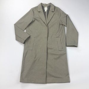 Tan Plaid H&M Coat - Like New